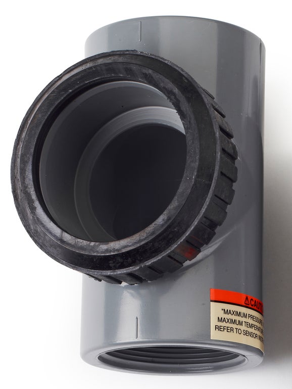 2" PVDF Union Tee, for 3700 Series Conductivity Sensors, without Junction Box