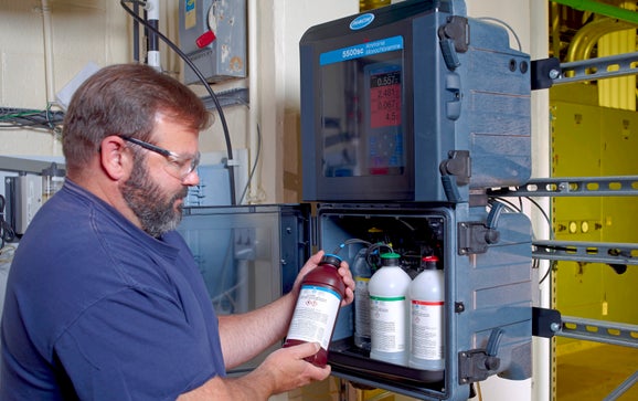 5500sc Ammonia Monochloramine Analyser, 1 Channel with External Filter