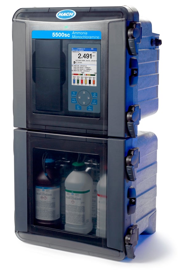 5500sc Ammonia Monochloramine Analyser, 2 Channel with External Filter