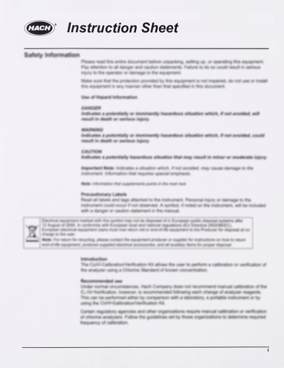 Instruction Sht-Floc Jar, Wagner