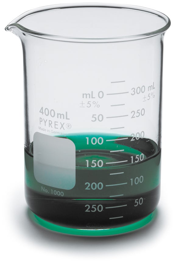 Beaker, Griffin, Low Form, Glass, 400 mL