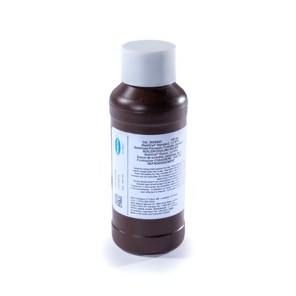 Calibration set, Stablcal turbidity standards, 2100P portable turbidimeter, 100 mL bottles