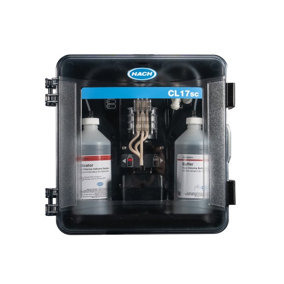 CL17sc Colorimetric Chlorine Analyser with Pressure Regulator Installation Kit and Reagents for Total Chlorine