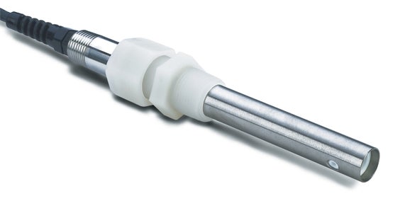Contacting, Conductivity Analog Sensor, Cell Constant 5.0, 3/4 inch PVDF Compression Fitting