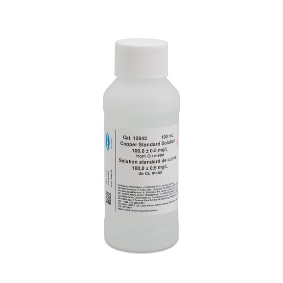 Copper Standard Solution, 100 mg/L as Cu (NIST), 100 mL
