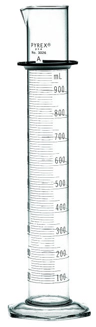 Cylinder, Graduated, Double Metric, 250 mL