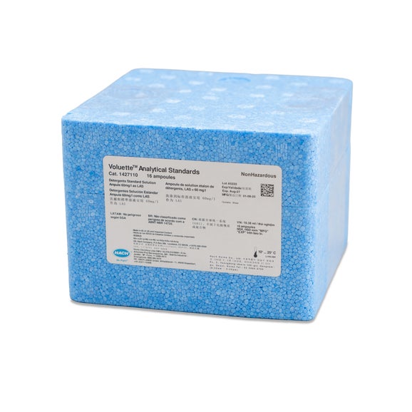 Detergent Standard Solution, 60 mg/L as LAS, pk/16 - 10 mL Voluette Ampules