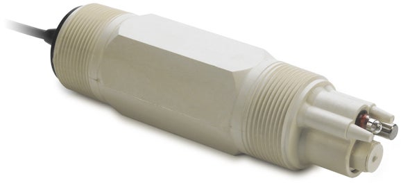 pH Encapsulated Sensor, LCP Body, 2 Wire, Convertible, FKM/FPM Seals, 20 ft Cable