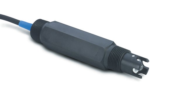 Digital 3/4" Combination pH/ORP Sensor, Insertion Style, PVDF Body Material, General Purpose Glass pH Electrode