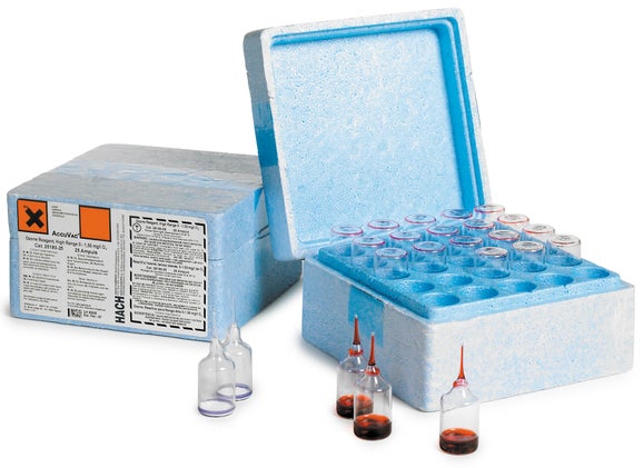 Molybdovanadate Reagent, Accuvac, 0.3-45.0 mg/L PO₄