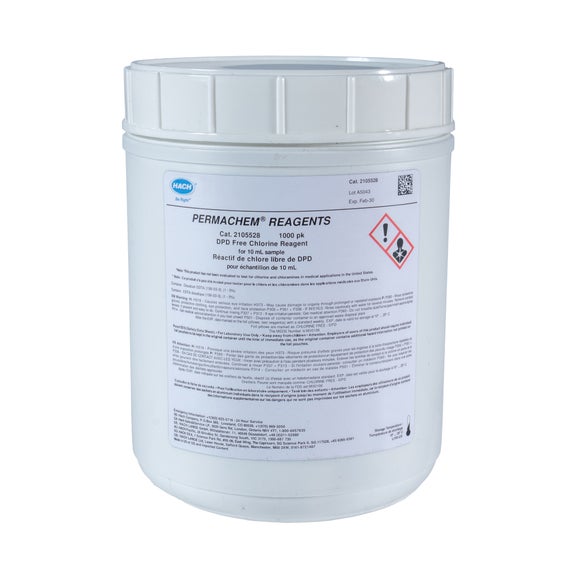 DPD Free Chlorine Reagent Powder Pillows, 10 mL, pk/1000