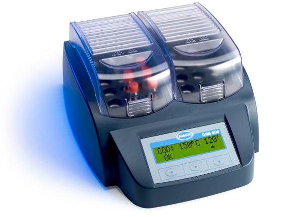 DRB200 Digital Reactor Block for TNTplus: 30x13mm vial wells, 230 VAC