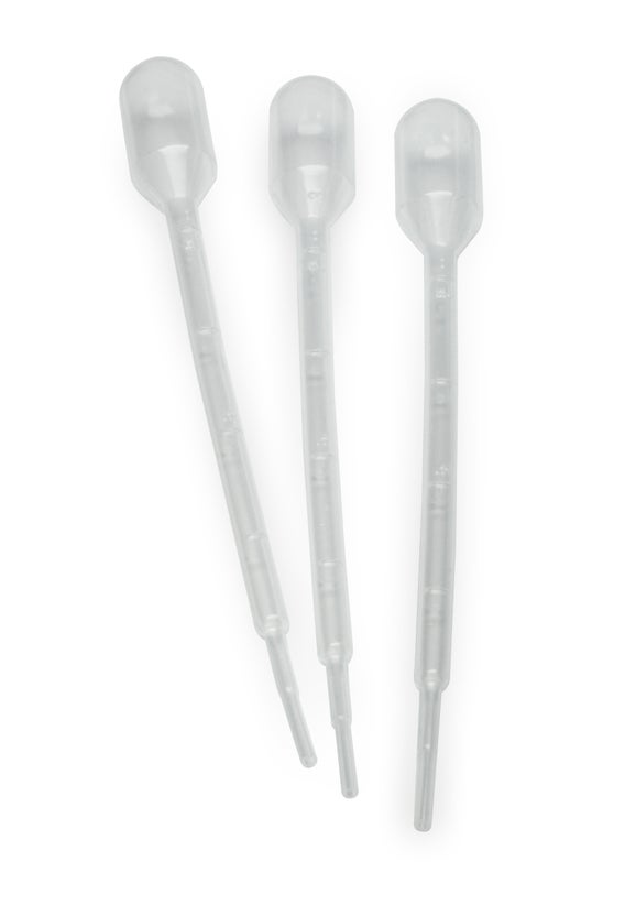 Dropper, Polyethylene, 2.1 mL Bulb Draw, 20/pk
