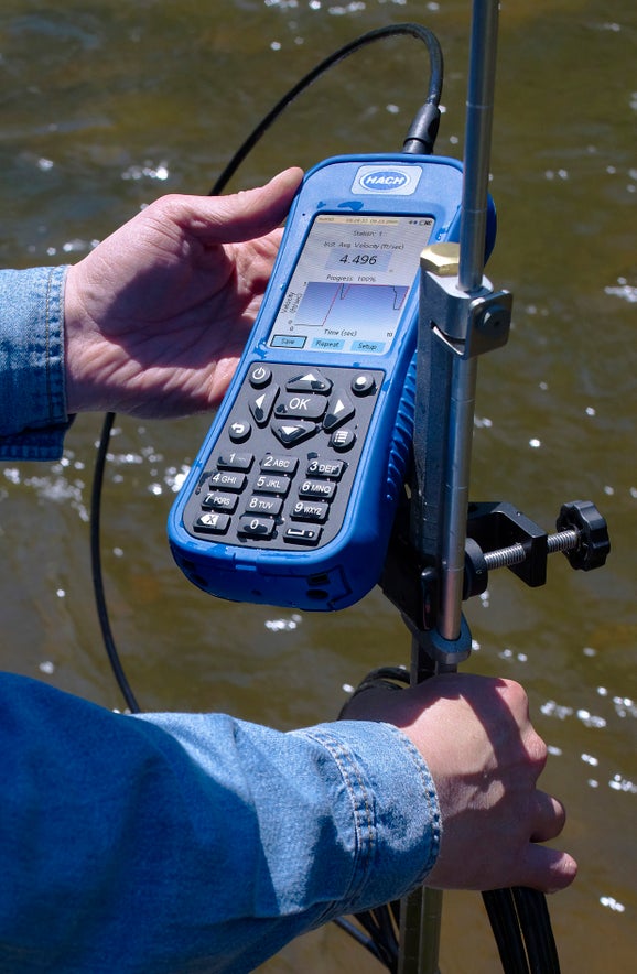 FH950 Portable Velocity Meter with 20' Cable