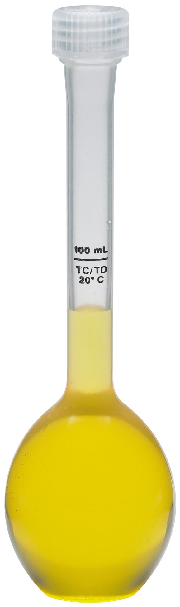Flask, Volumetric, Polymethylpentene, 500 mL