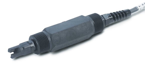 General Purpose Contacting Conductivity Sensor, 3/4 inch male NPT Threaded PPS Body, 30 ft Cable
