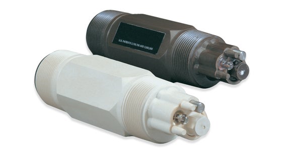 GLI pH Encapsulated Sensor, LCP Body, 5 Wire, Convertible, Antimony Electrode Material, Hastelloy Ground, 10-ft Cable