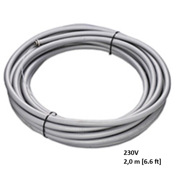 Heated drain/connecting hose for Amtax and Phosphax sc, 2 m, 230 V