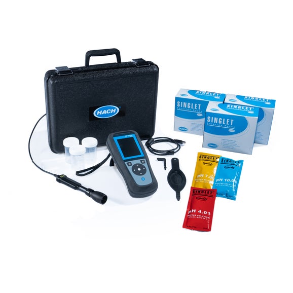 HQ4100 Portable Multi-Meter with gel pH electrode, 1 m Cable