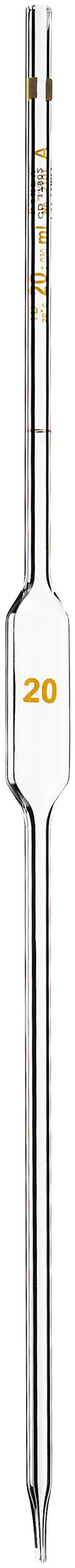 Pipet, Volumetric, Class A, Certified, 10 mL, 6/pk