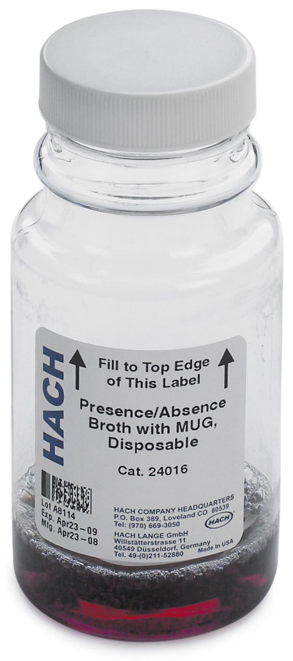 Presence/Absence Test with MUG, pk/50