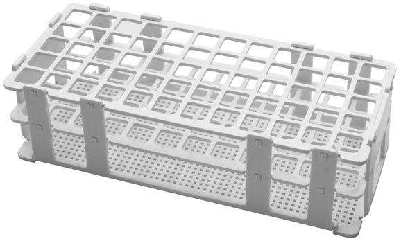 Rack, Test Tube, Polyethylene, 20 mm (O.D.), 20 Holes