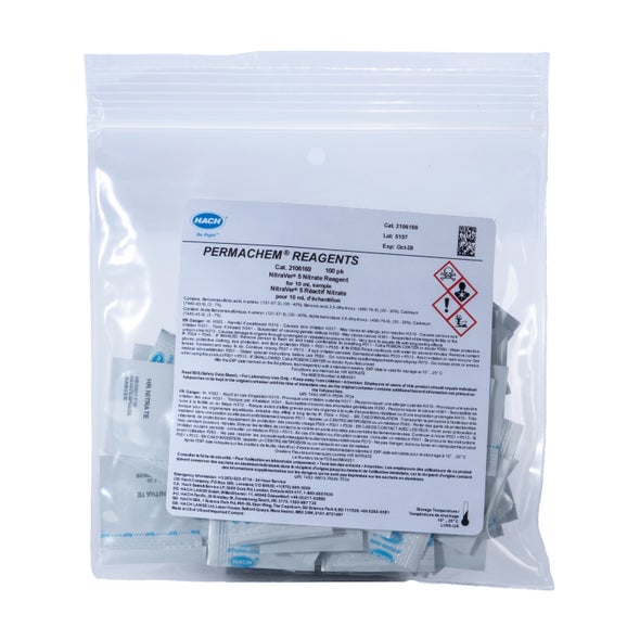 Nitrate Reagent Powder Pillows, 0.3-30 mg/L NO₃-N