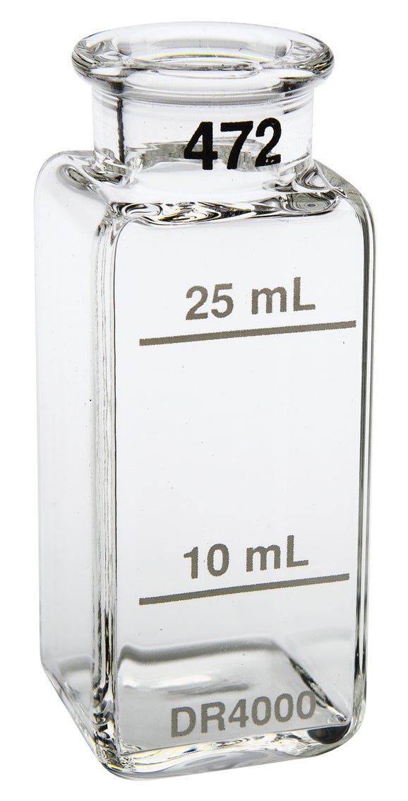 Sample Cells: 1" Square Glass 10mL & 25mL
