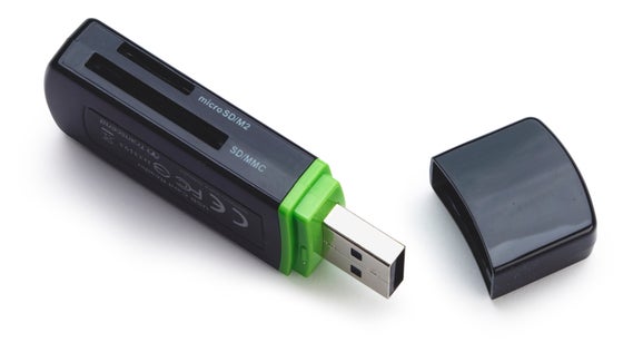 SD card reader (USB) for connection to PC