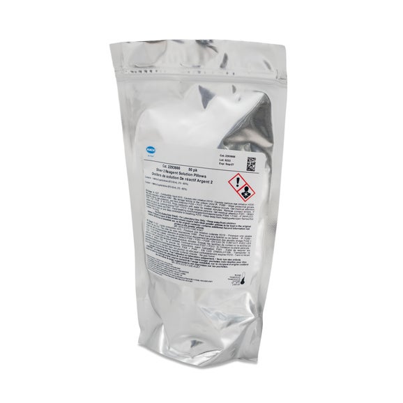 Silver 2 Reagent Solution Pillows, pk/50