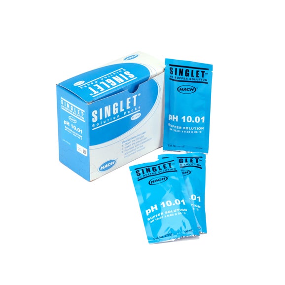 Singlet Single-Use pH Buffer, pH 10.01, pk/20
