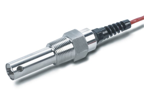 Stainless Steel Contacting Conductivity Sensor for Low Conductivity, k=0.5, Boiler/Condensate