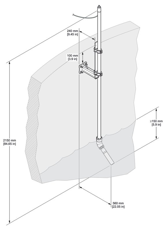 Stainless Steel pole mount kit for AN-ISE