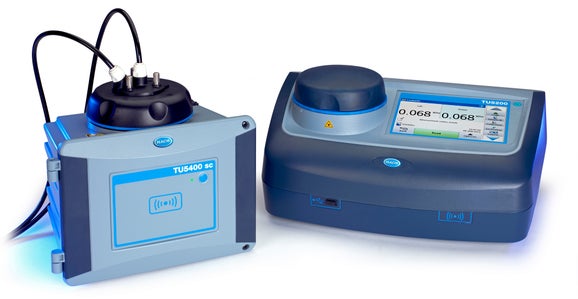 TU5300sc Low Range Laser Turbidimeter with Flow Sensor, Automatic Cleaning, RFID, and System Check, EPA Version with SC200 Controller (110-240V AC), 2 Channel