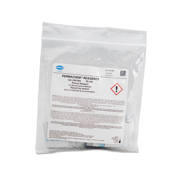 Phenol Reagent Powder Pillows (for nonextraction method), pk/100