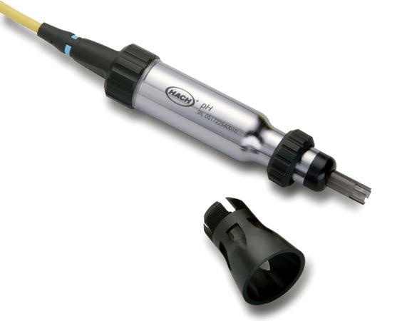 Intellical PHC101 Field Low Maintenance Gel Filled pH Electrode, 10 m Cable